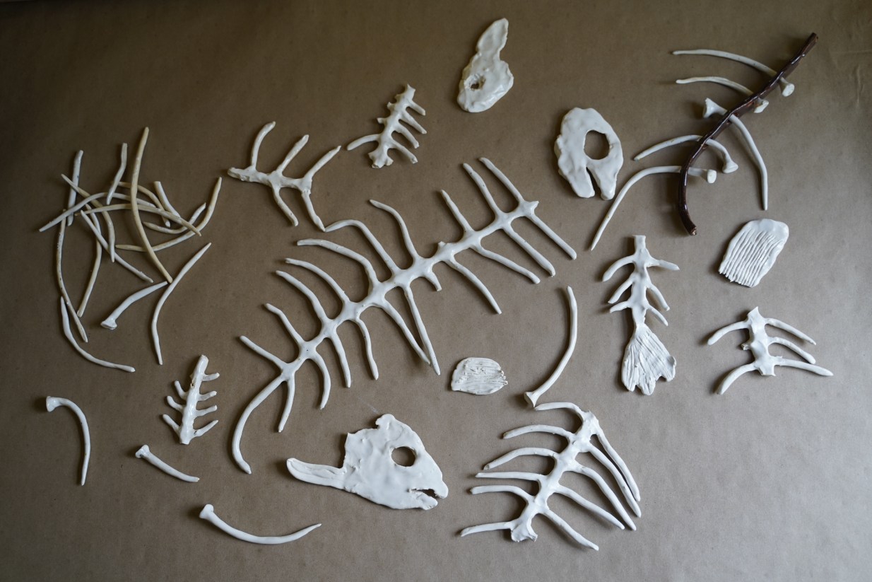 Ceramic Fish Bones