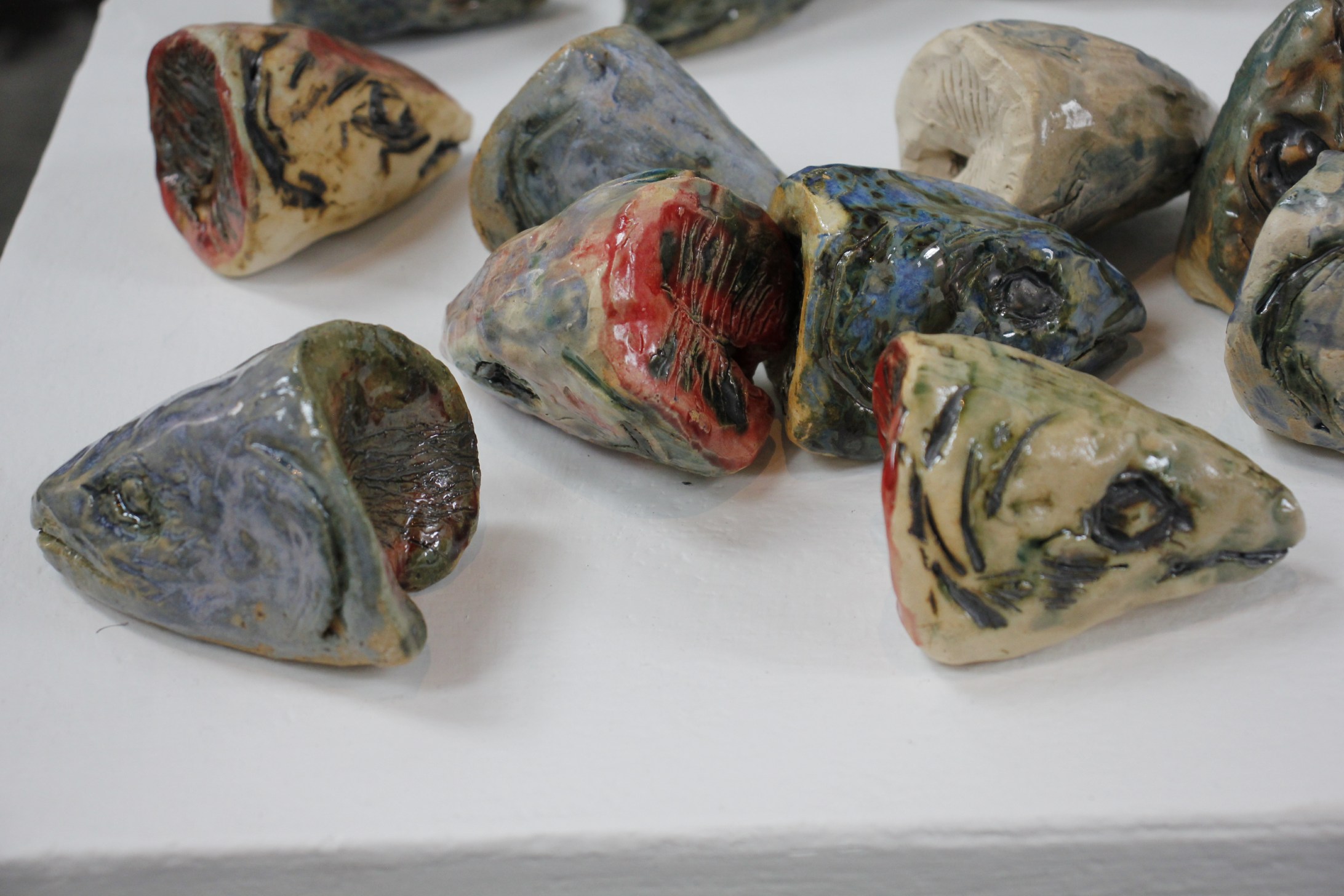 Clay Fish Heads